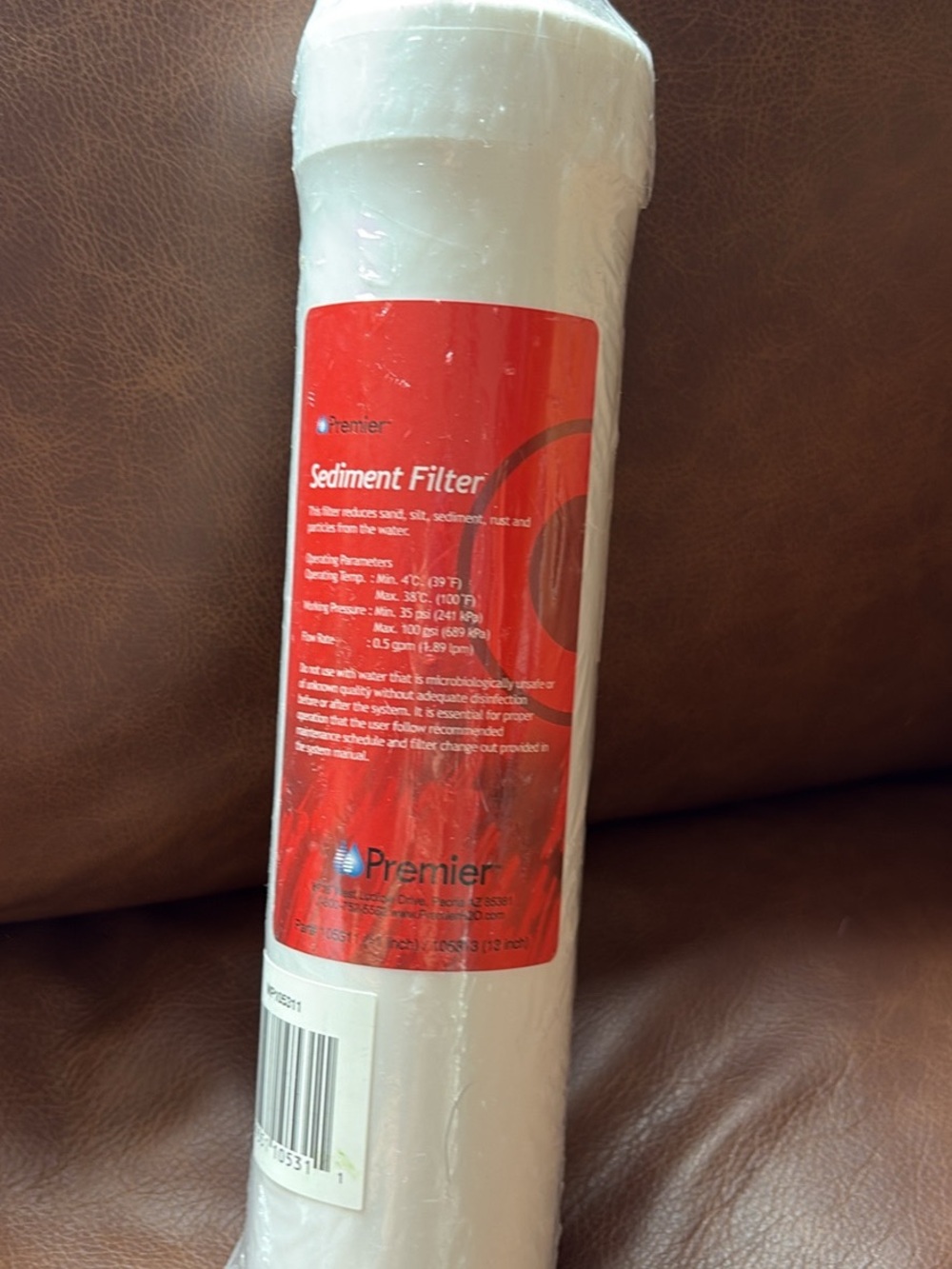 Watts Premier 105311 RO-4 RO-Pure UF3 Sediment Filter